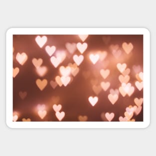 Bright light hearts Sticker